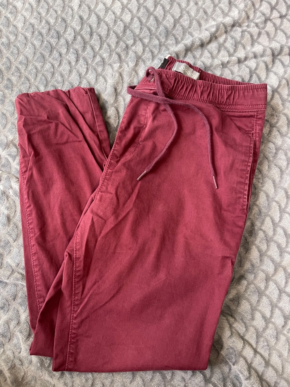 Aeropostale Maroon/Burgundy Drawstring Joggers